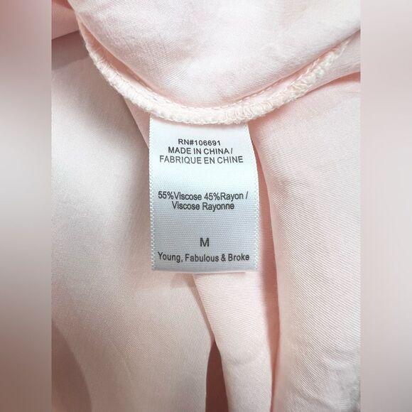 Young Fabulous & Broke Sweetie Slip Dress Ombré Purple/Pink Medium - Picture 11 of 12